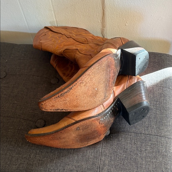 Vintage Stetson Brown Western Cowboy Boots - Picture 4 of 9